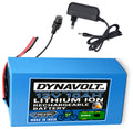 12v 10ah rechargeable lithium ion battery with 1.1amps compatible charger