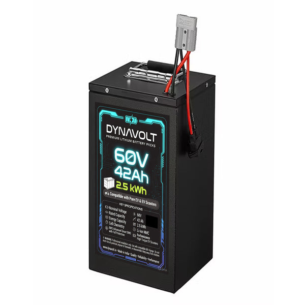 60v 42ah Rechargeable Lithium Ion Battery compatible For Pure-Ev Electric scooter and other Ev scooters